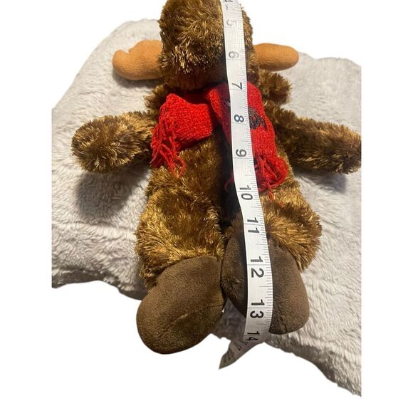 ACE Kids Brown Red Polyester Artic Circle ALASKA Moose Plush Stuffed Animal Toy - Picture 6 of 9